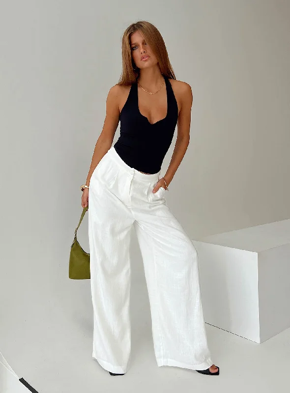 Relaxed Fashion Mallorcs Pants White