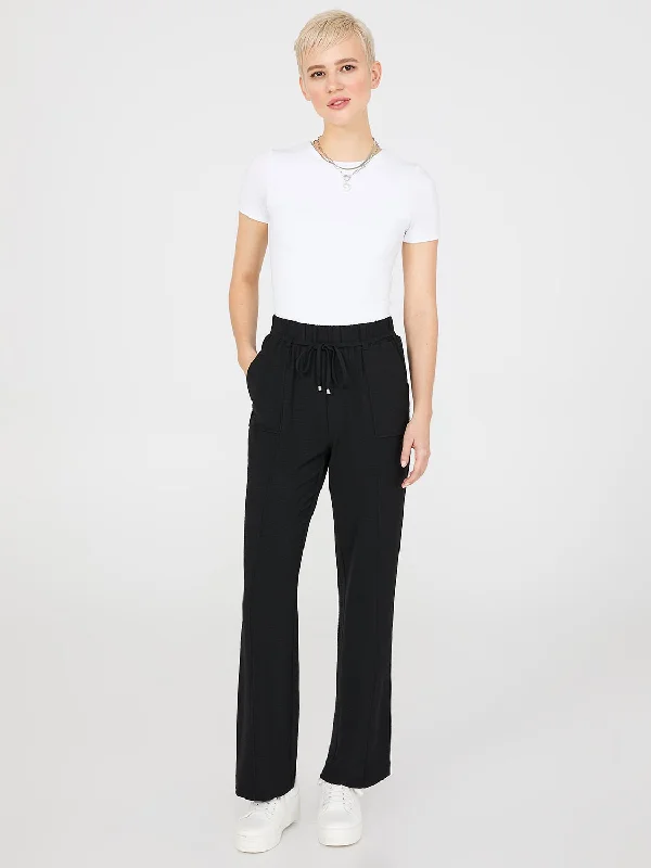 Imeless Style Wide-Leg Pants With Porkchop Pockets