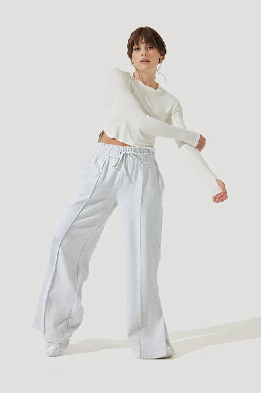 Fashion Forward, Function First Perfect Plane Pants - Light Heather Haze