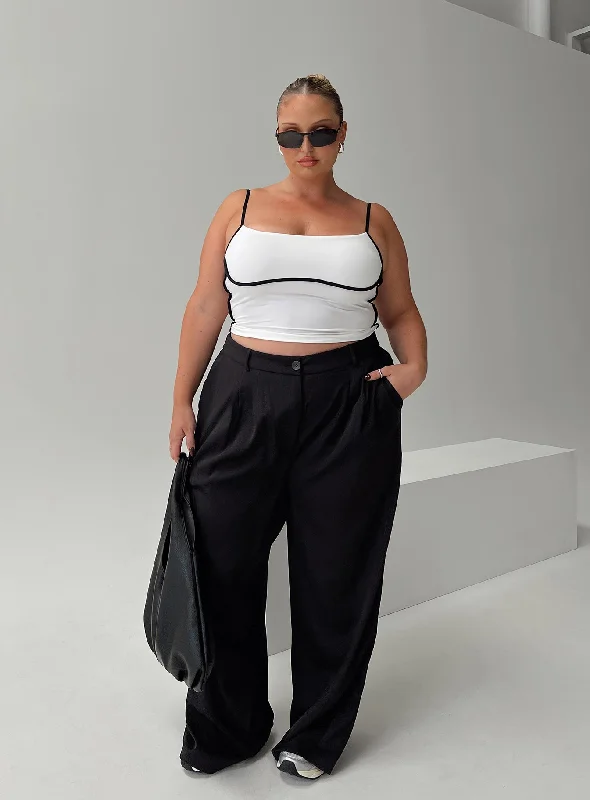 Exclusive Designer Collection Archer Pants Black Curve