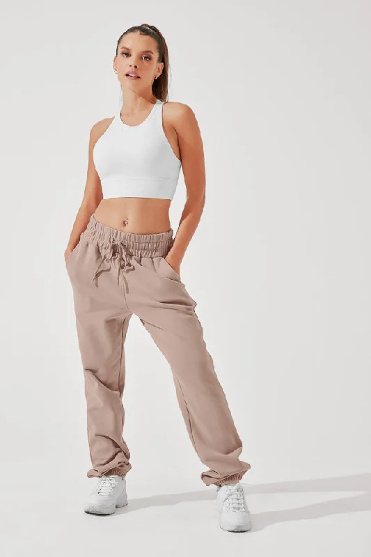 Break Fashion Norms Ooey Gooey Sweatpant - Soft Beige