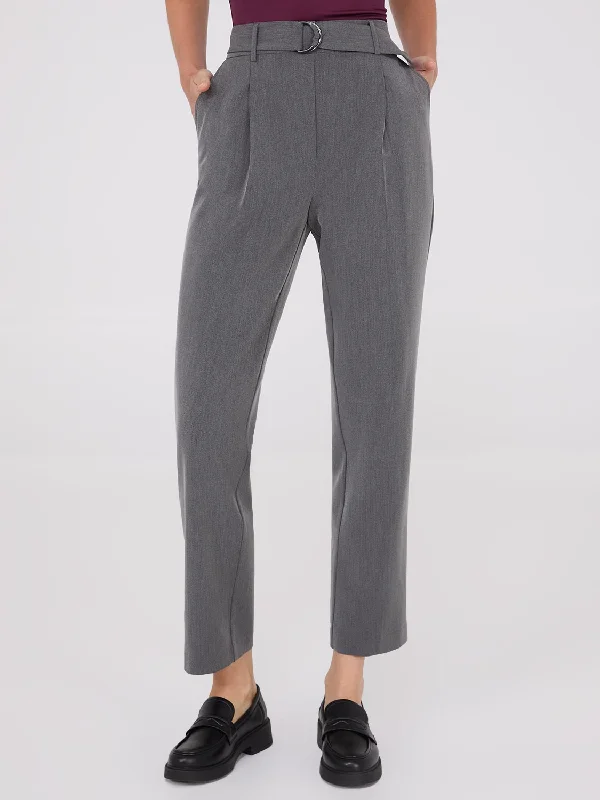 Versatile Wardrobe Essentials Mid-Rise Pleated Pants