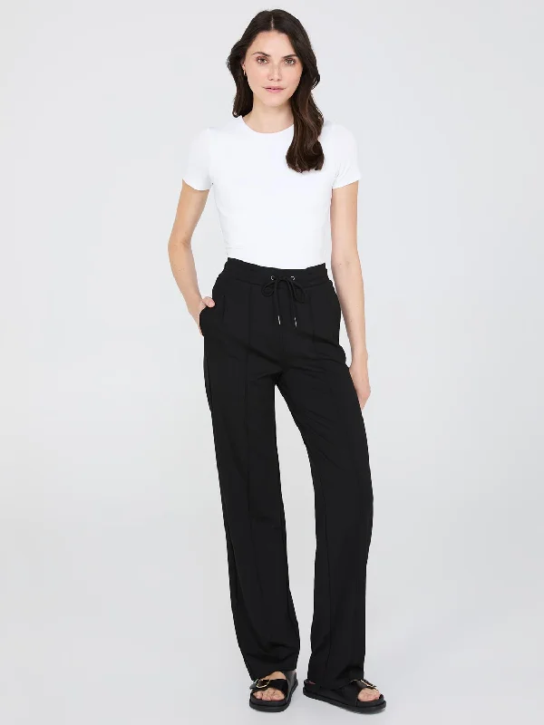 Urban Femme Streetwear Front Pintuck Wide-Leg Pants