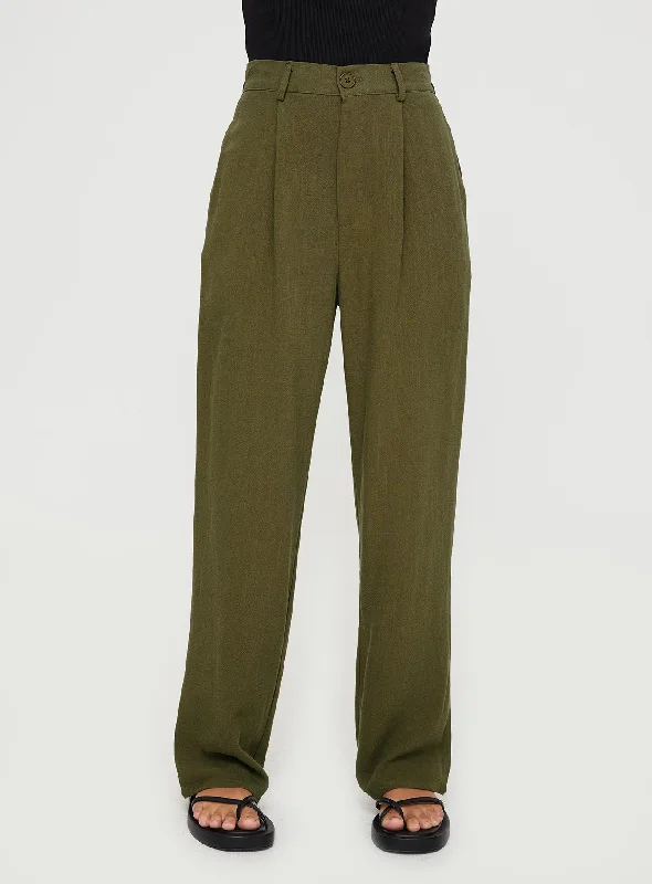 Fashion Forward Femme O'mealy Pants Green