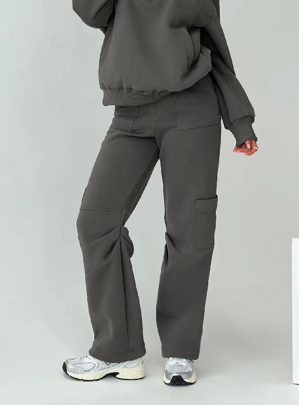 Comfortable Women's Outfits Derek Track Pants Grey