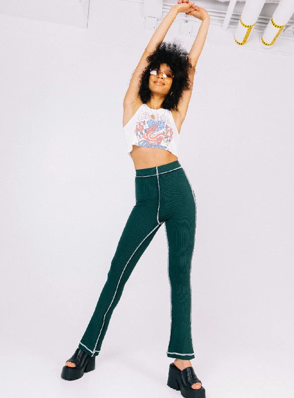 Versatile Style Wardrobe Presley Pants Green