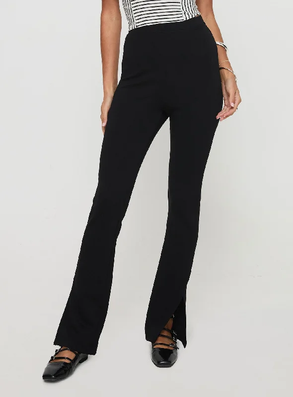 Runway Inspired Wear Capellini Pants Black