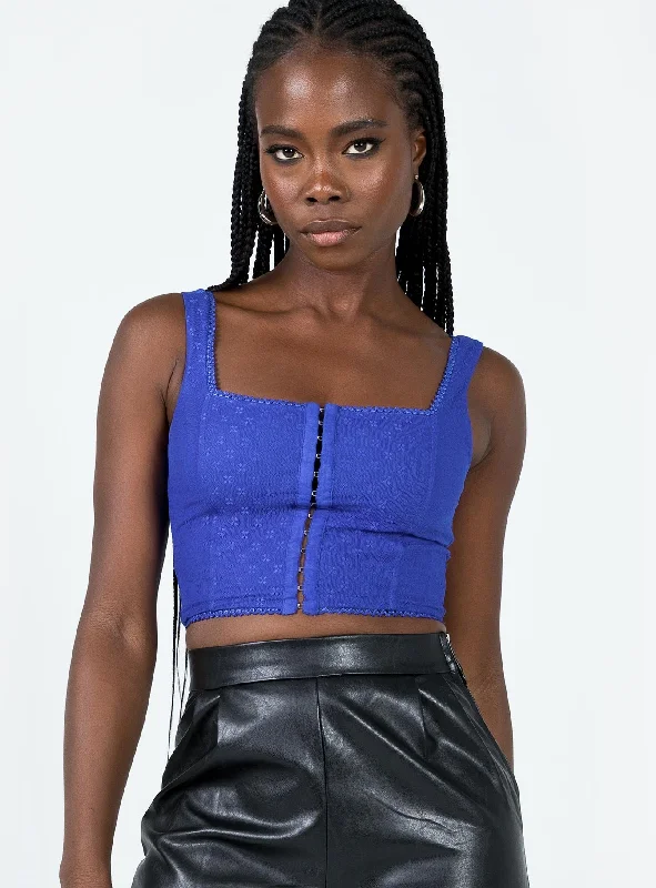 Style Versatile Women's Collection Bryleigh Top Blue