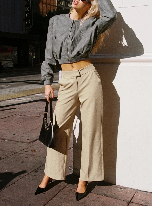 Everyday Wear Zienna Pants Taupe