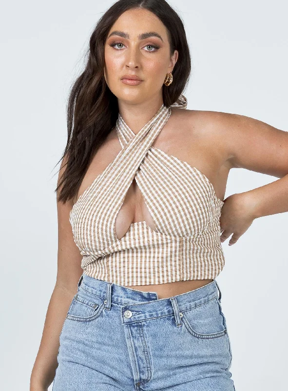 Current Trends Ensley Top Brown