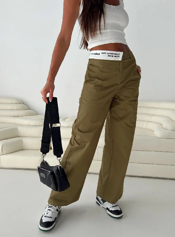 Women's Urban Fashion Carazon Pants Green