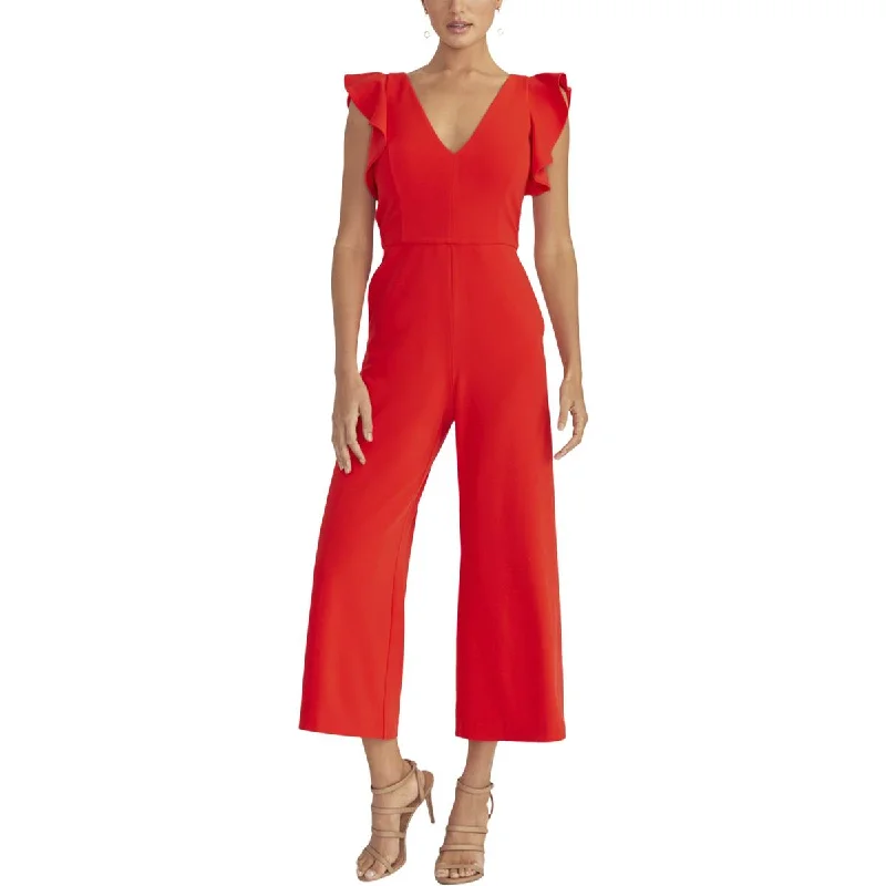 Casual Fashion Trends for Women Rachel Rachel Roy Womens V-Neck Cropped Jumpsuit