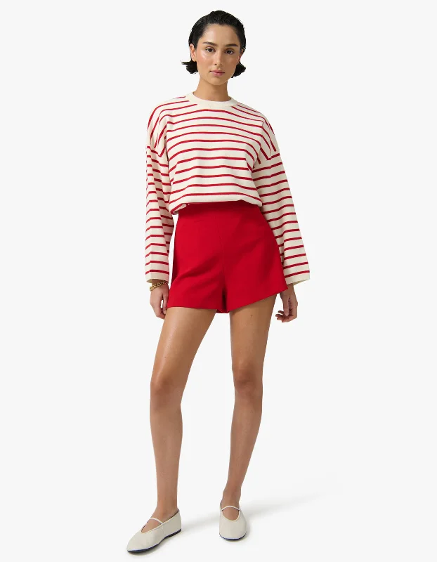 Elegant Attire For The Modern Lady Blanca Sweater - Red