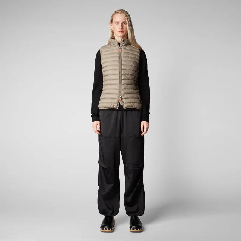 Weekend Exclusive Women's Charlotte Puffer Vest In Elephant Grey