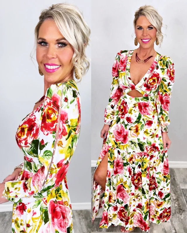 Exclusive Sale Where I Want To Be Floral Maxi Dress