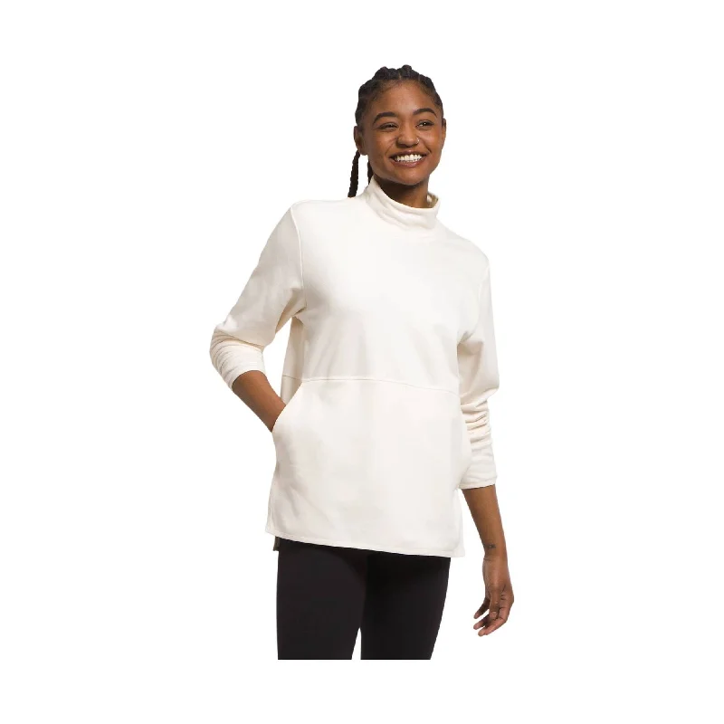 Woman Clothing The North Face Women's Canyonlands Pullover Tunic - Gardenia White Heather