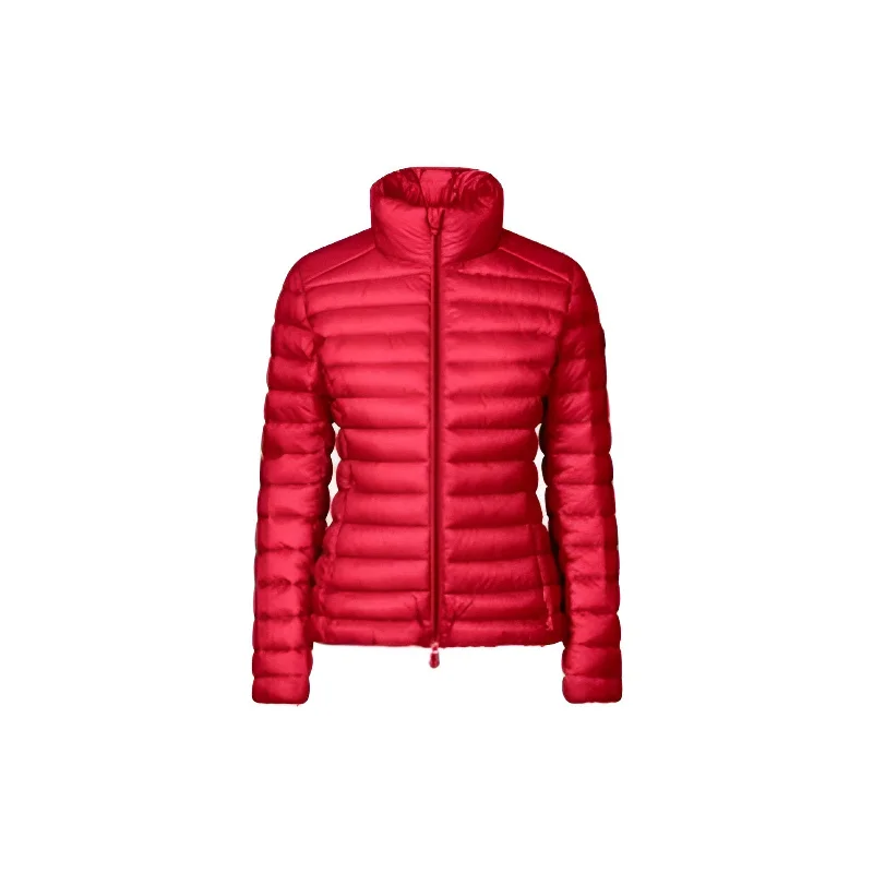 Relaxed Style Women's Carly Puffer Jacket in Tango Red