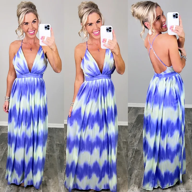 Versatile Wardrobe Essentials Oceans Of Love Ombre Maxi Dress - Purple