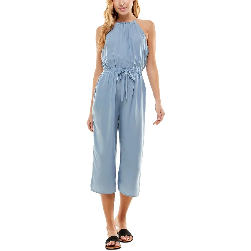 Outfits Ideas Kingston Grey Womens Juniors Crop Keyhole Jumpsuit