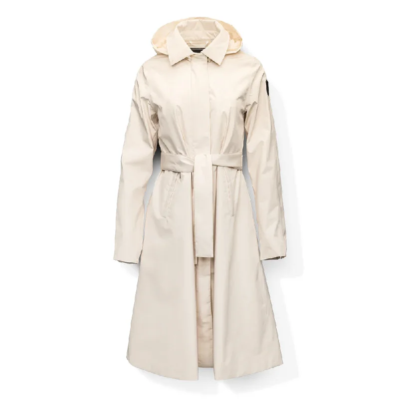 Chic Casual Wardrobe Essentials Ivy Ladies Tailored Trench Coat Wheat