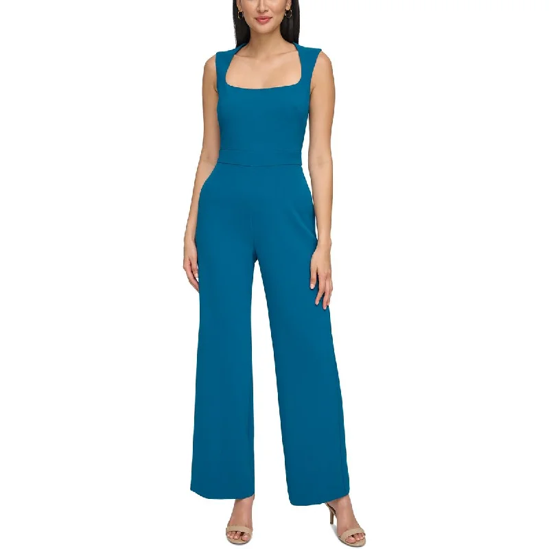 Comfortable Clothes Vince Camuto Womens Open Back Stretch Jumpsuit