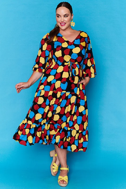 Vintage Style Clothing Sale Suzanna Black Spots Dress