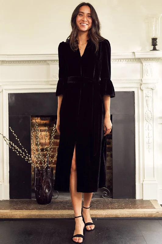 Special Offers, Don't Miss Astrid Velvet Dress | Black