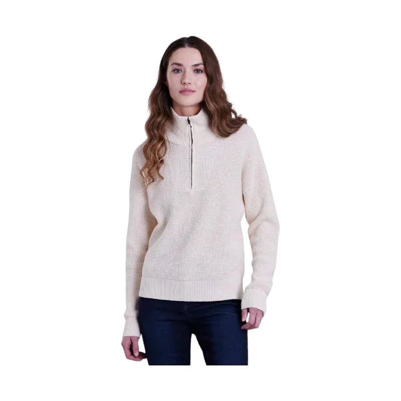 Special Occasion Wear Kuhl Women's Norda Quarter Zip Sweater - Stone