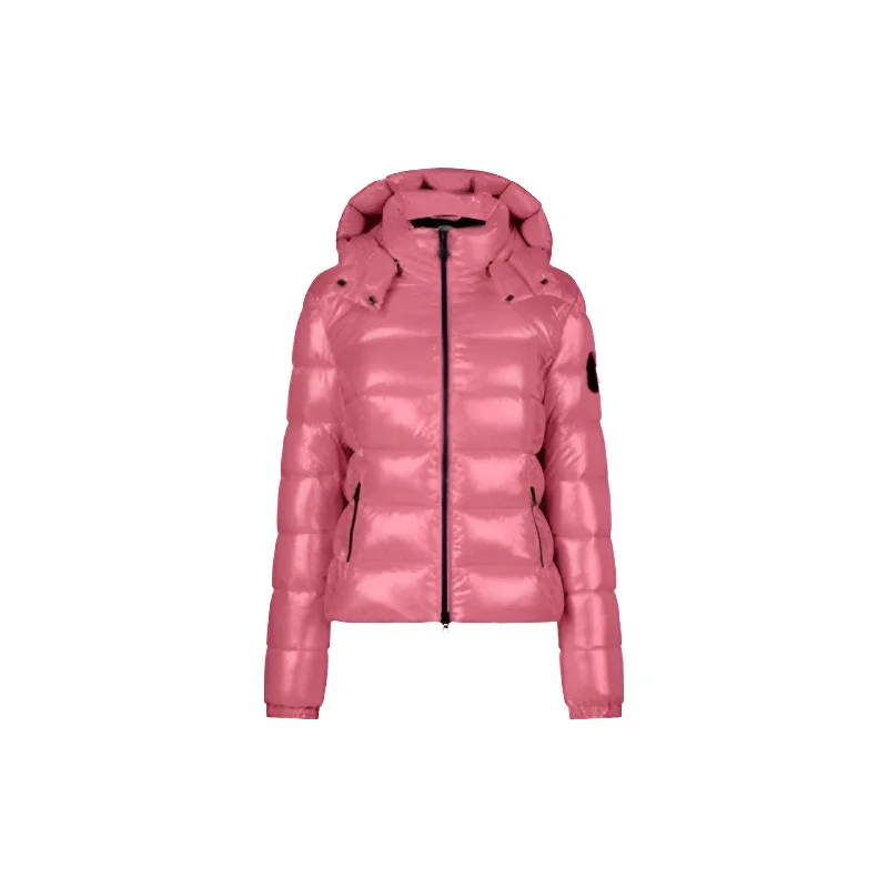 Business Casual Outfits Women's Cosmary Hooded Puffer Jacket in Bloom Pink