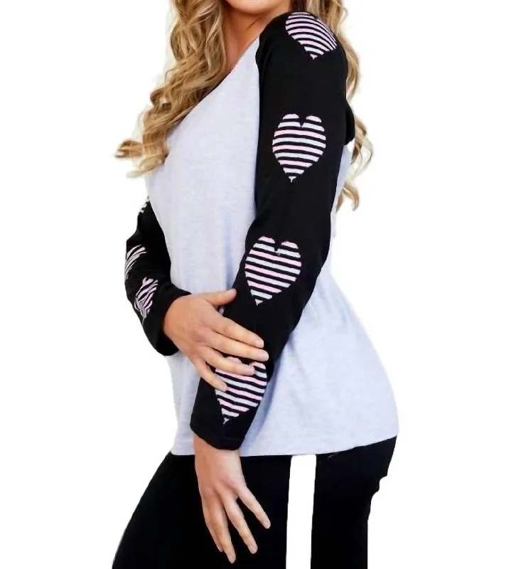 Casual Chic for Women Baseball Crew Neck Sweater In Frost