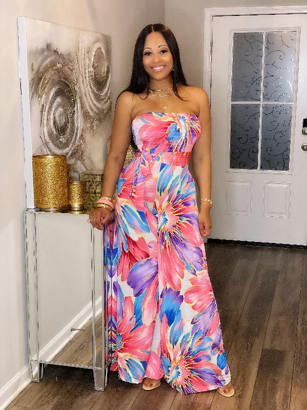 Online Impressions Boutique Full Bloom Jumpsuit