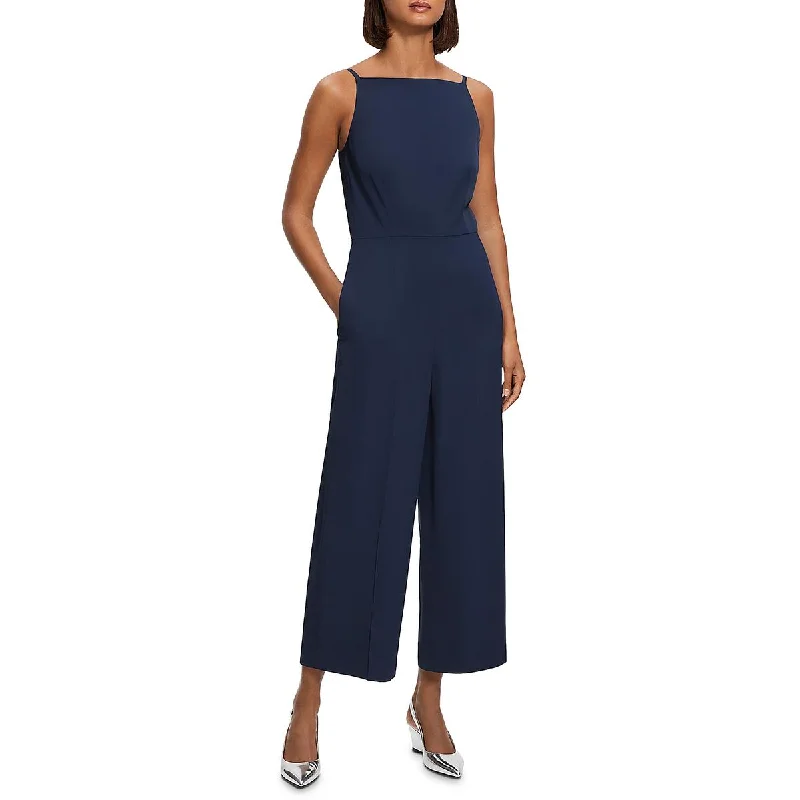 Women's Seasonal Fashion Trends Theory Womens Square Neck Sleeveless Jumpsuit