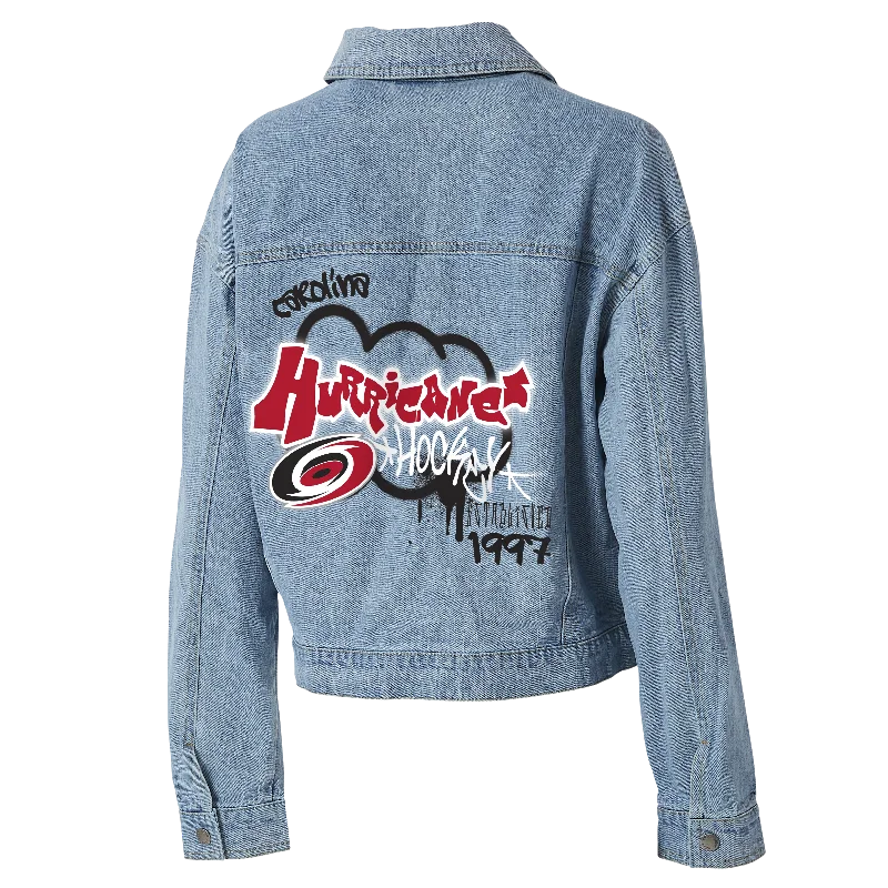 Stylish Savings Wear Ladies Graffiti Denim Jacket