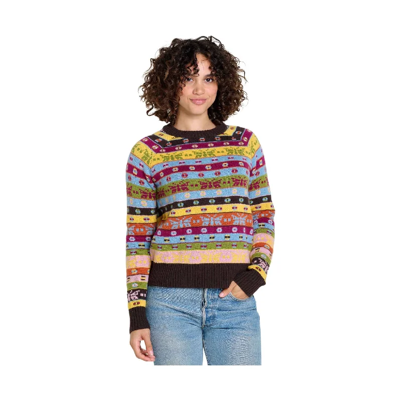 Fashion Sale Toad & Co Women's Cazadero Crew Sweater - Boysenberry - ONLINE STORE CREDIT/EXCHANGE ONLY