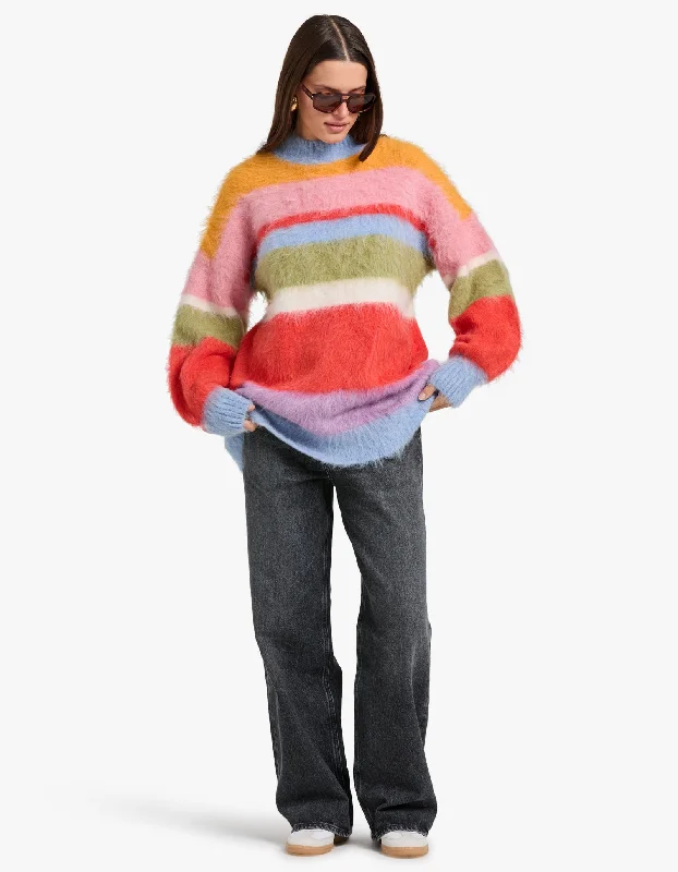 Chic Outfits Sporty Sweater - Multi