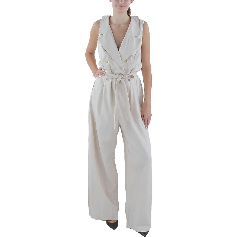 Women's Trendy Outfits Nanette Nanette Lepore Womens Wide Leg Sleeveless Jumpsuit