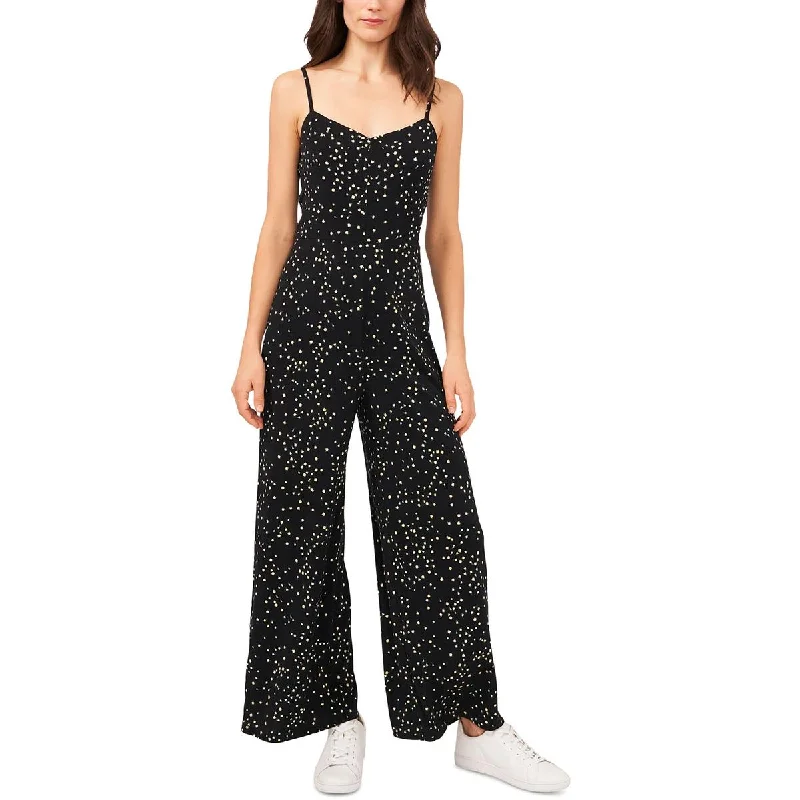 Vintage Fashion Riley & Rae Womens Sleeveless Floral Print Jumpsuit