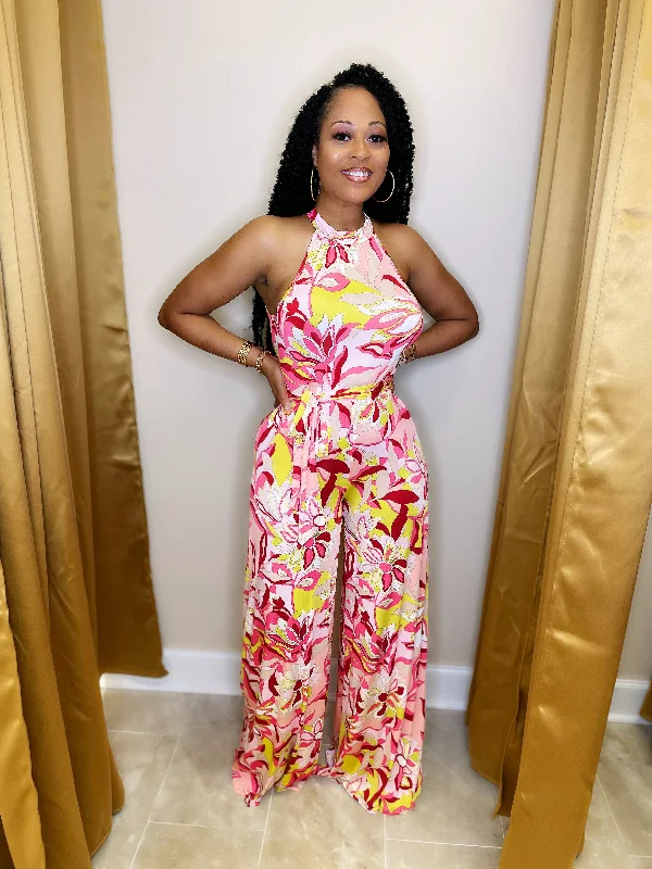 Cool Prices Floral Escape Jumpsuit