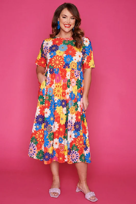 Seasonal Fashion Superstar Hippy Floral Dress*