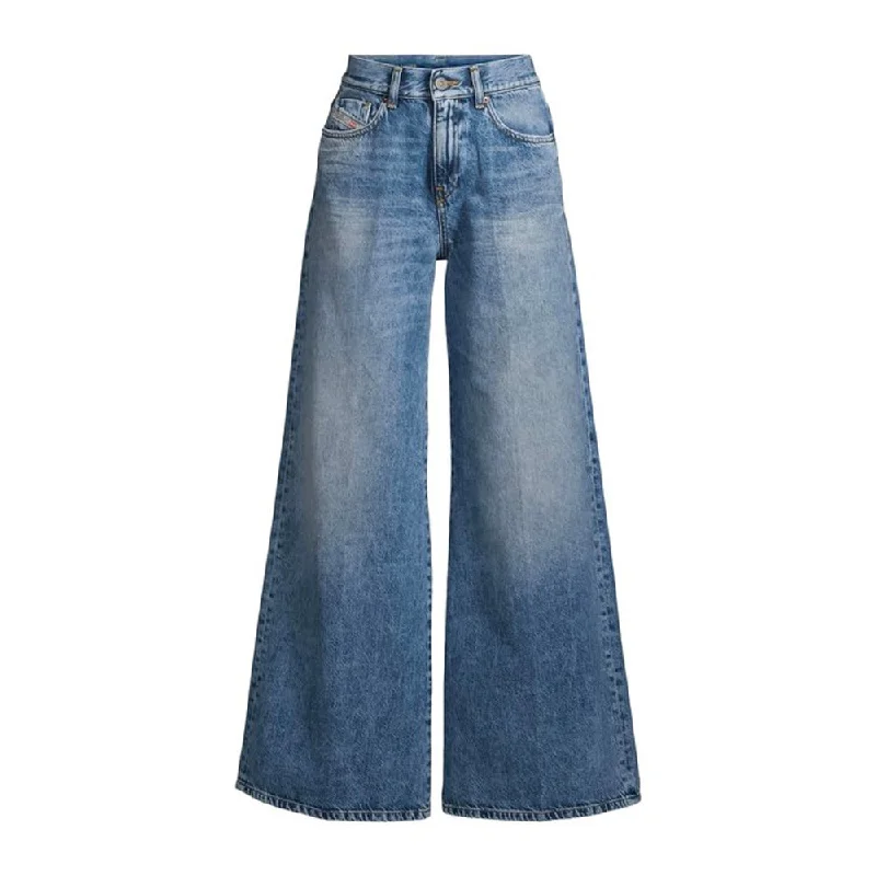 Trendy Street Style Attire Diesel 1978 D-AKEMI L.30 TROUSERS-A03625 DENIM