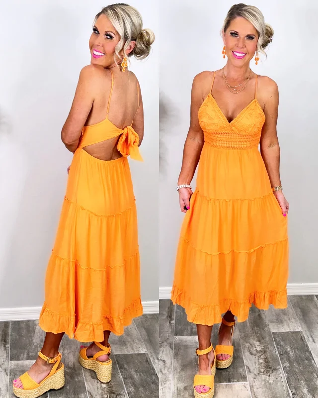 Quality Wear It All Begins With Love Maxi Dress - Orange