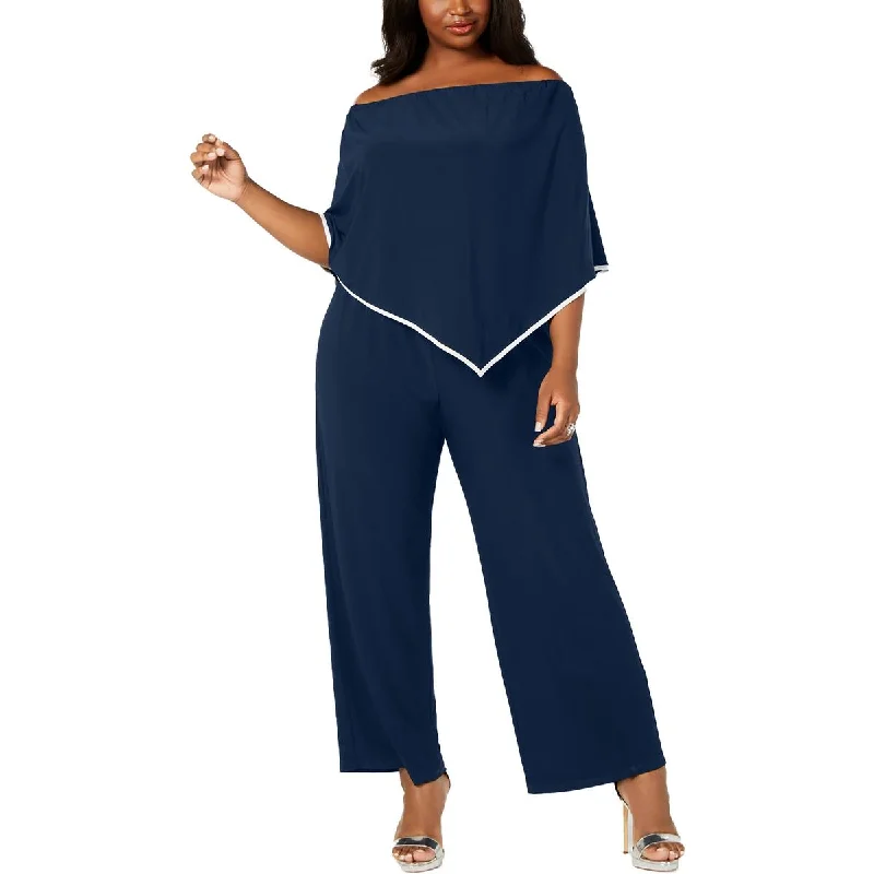 Buy More, Save More MSK Women Womens Plus Wide Leg Cocktail Jumpsuit