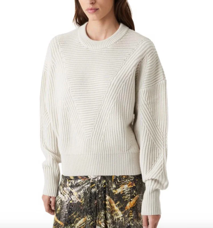 Durable Fashion Picks Mona Pullover In Clear Beige