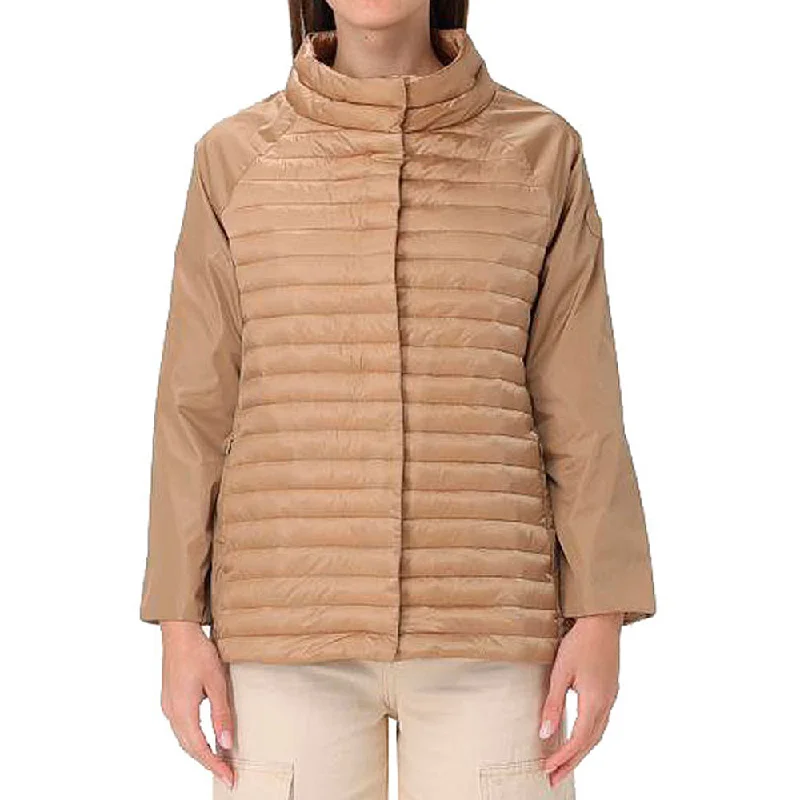 Classic Women's Clothing Styles Women's Goldie bi-material jacket Shore Beige