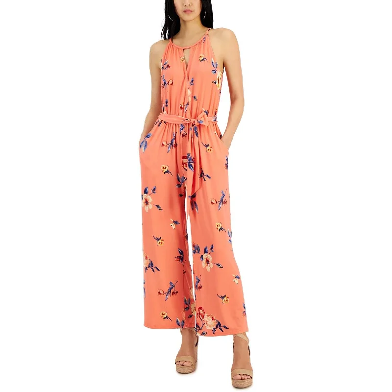 Enjoy Discount Studio by JPR Womens Printed Sleeveless Jumpsuit