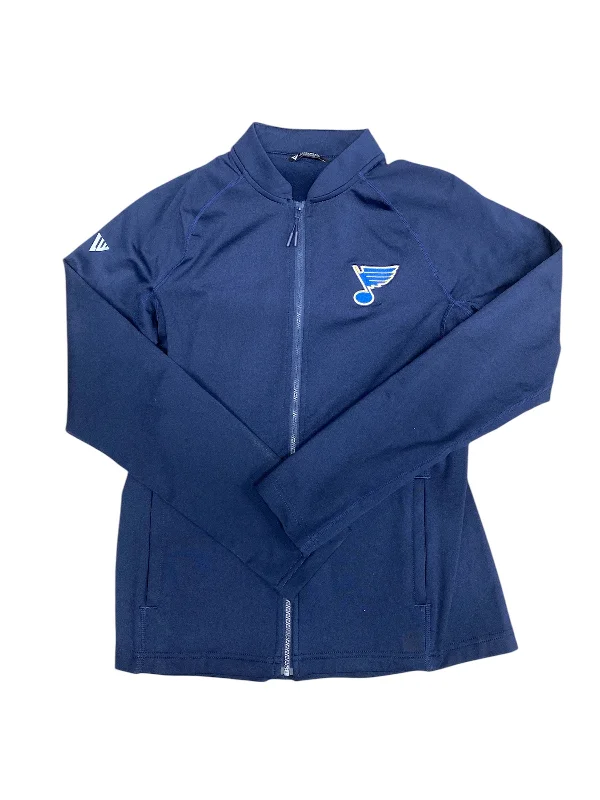 Seasonal Fashion ST. LOUIS BLUES LEVELWEAR LADIES EZRA FULL-ZIP JACKET - NAVY