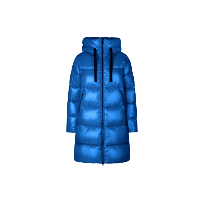 Cool Prices Women's Isabel Hooded Puffer Coat in Blue Berry