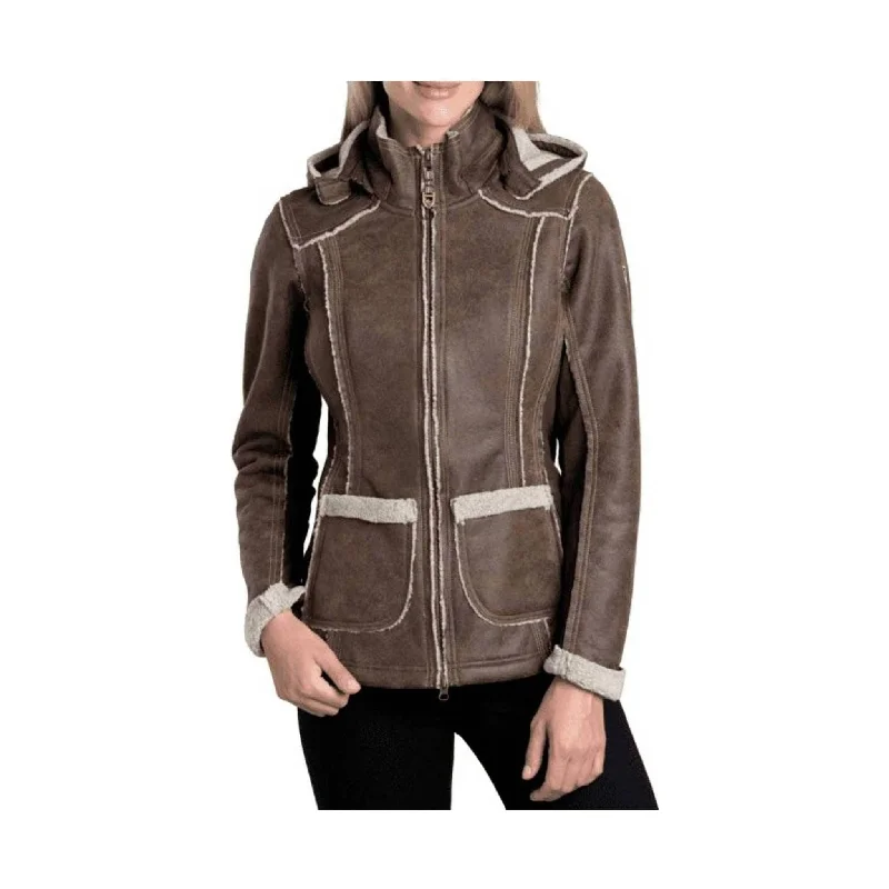 Women's Clothing Kuhl Women's Dani Sherpa Jacket - Oak