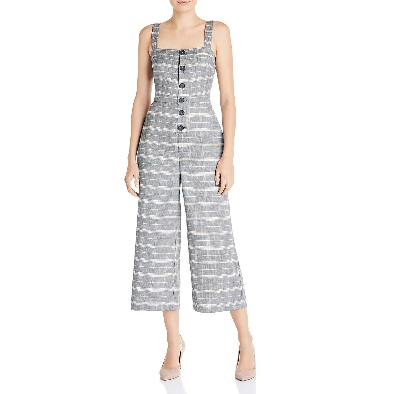 Plus Size Women Wear Cupcakes and Cashmere Womens Willa Plaid Checked Jumpsuit