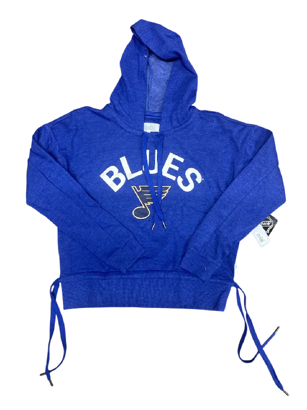 Chic Style ST. LOUIS BLUES G-III LADIES SUPERSTAR HOODIE - ROYAL